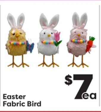 Weis Markets Easter fabric bird offer
