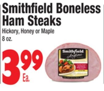 King Kullen Smithfield boneless ham steaks offer