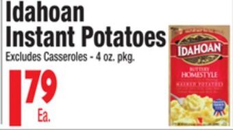 King Kullen Idahoan instant potatoes offer