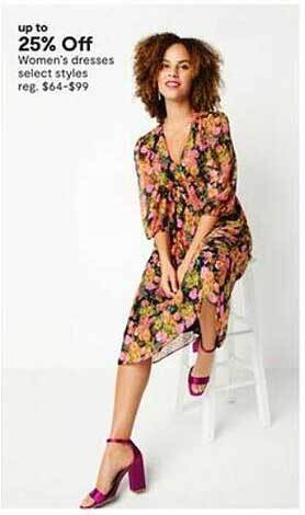JC Penney Women's dresses select styles offer