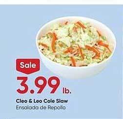 Stater Bros Cleo & leo cole slaw offer