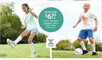 JC Penney Kids' xersion graphic tees select styles offer
