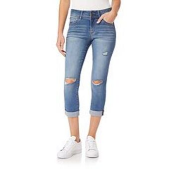 Kohl's Juniors' wallflower insta soft ultra mid-rise cropped jeans offer