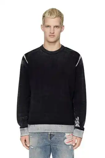 Diesel Printed cotton jumper offer