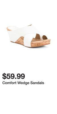 TJ Maxx Comfort wedge sandals offer