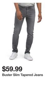 TJ Maxx Buster slim tapered jeans offer