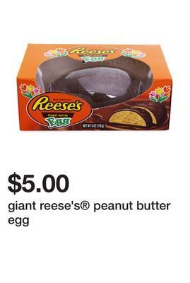 Five Below Giant reese's® peanut butter egg offer