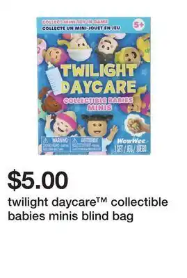 Five Below Twilight daycare™ collectible babies minis blind bag offer