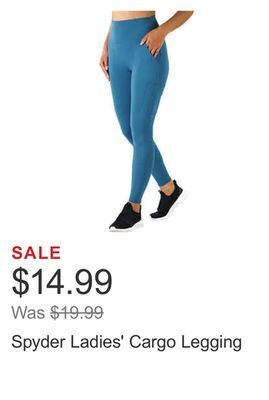 Costco Spyder ladies' cargo legging offer