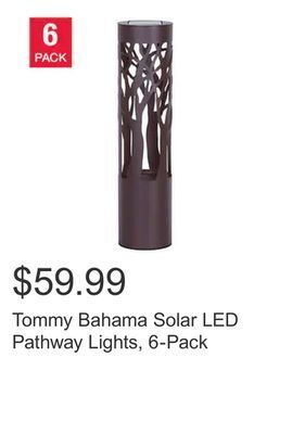 Costco Tommy bahama solar led pathway lights, 6-pack offer