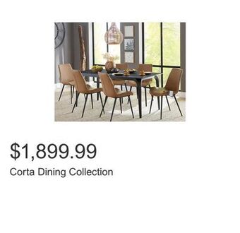 Costco Corta dining collection offer
