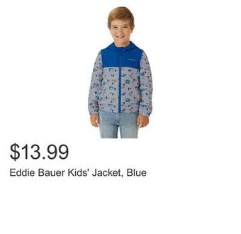 Costco Eddie bauer kids' jacket, blue offer
