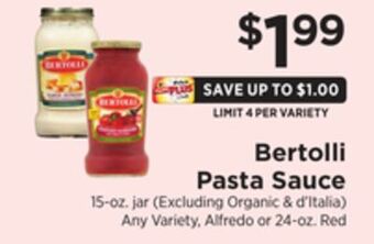 ShopRite Pasta sauce offer