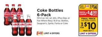 ShopRite Bottles 6-pack offer