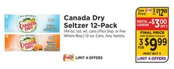 ShopRite Seltzer 12-pack offer