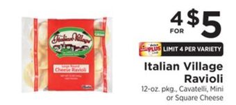ShopRite Ravioli offer