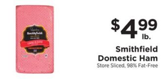 ShopRite Domestic ham offer