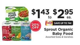 ShopRite Organic baby food offer