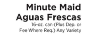 ShopRite Aguas frescas offer