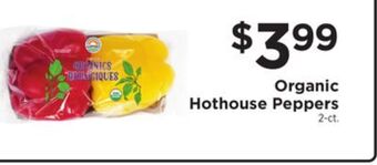 ShopRite Organic hothouse peppers offer