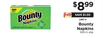 ShopRite Napkins offer