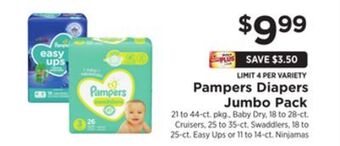 ShopRite Diapers jumbo pack offer