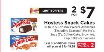 ShopRite Snack cakes offer