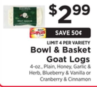 ShopRite Goat logs offer