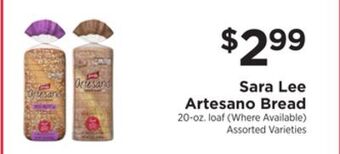 ShopRite Artesano bread offer