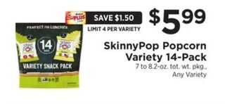 ShopRite Popcorn variety 14-pack offer
