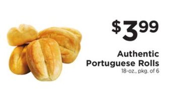 ShopRite Authentic portuguese rolls offer