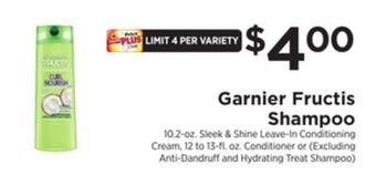 ShopRite Fructis shampoo offer