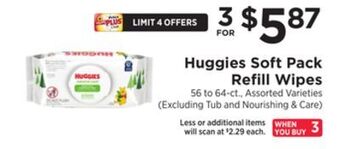 ShopRite Soft pack refill wipes offer