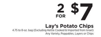 ShopRite Potato chips offer