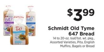 ShopRite Old tyme 647 bread offer