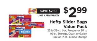 ShopRite Slider bags value pack offer