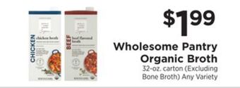 ShopRite Organic broth offer