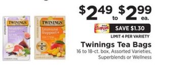 ShopRite Tea bags offer
