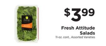 ShopRite Fresh attitude salads offer