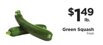 ShopRite Green squash offer