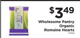 ShopRite Organic romaine hearts offer