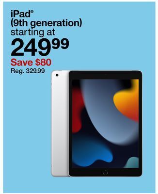 Target Ipad® (9th generation) offer