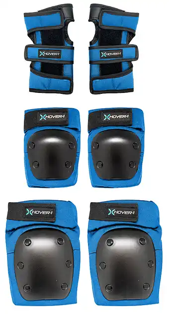 Best Buy Hover-1 - kids protective elbow pads, wrist guards and knee pads set - blue offer