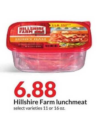 Hy-Vee Hillshire farm lunchmeat offer