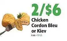 Festival Foods Chicken cordon bleu or kiev offer