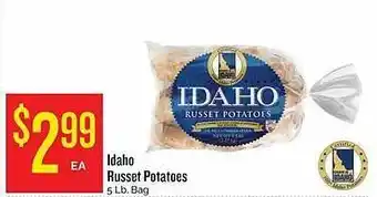 Homeland Market Idaho russet potatoes offer