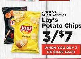 IGA Lay's potato chips offer