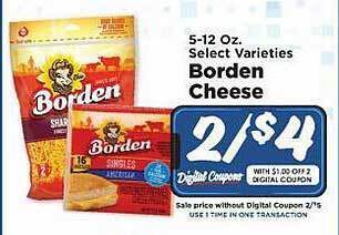 IGA Borden cheese offer
