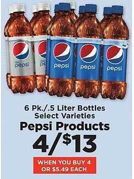IGA Pepsi products offer