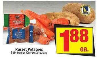 Lucky Supermarkets Russet potatoes offer